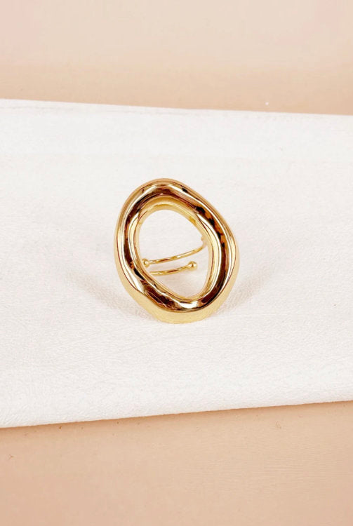 Bague ovale en acier inoxydable