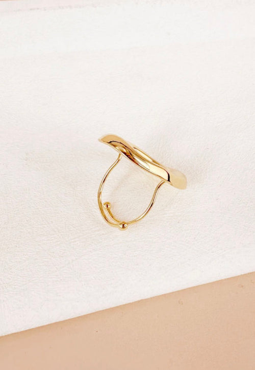 Bague ovale en acier inoxydable