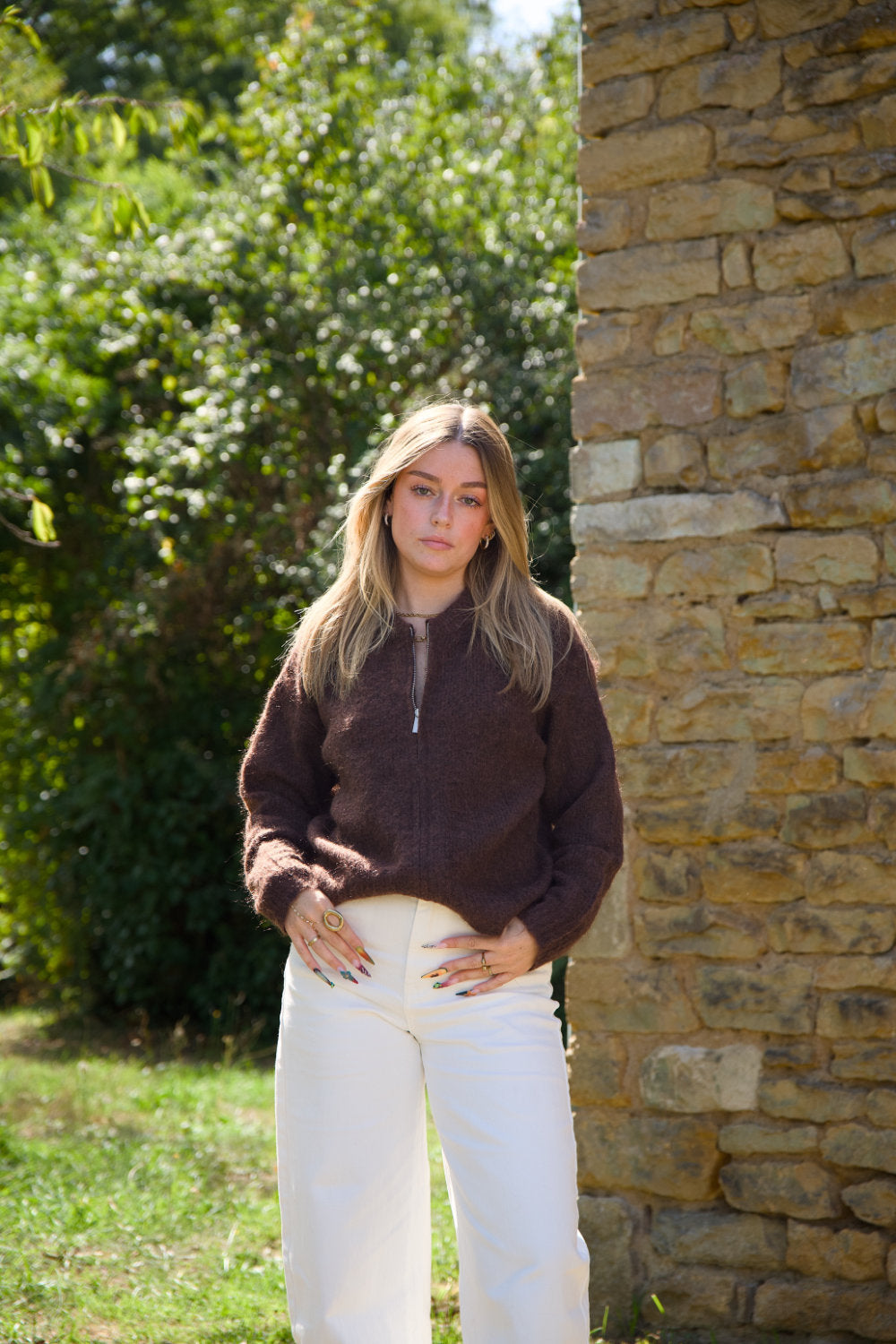Gilet Sophie marron