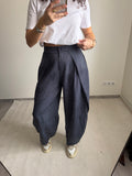 Pantalon ballon à carreaux Zoé
