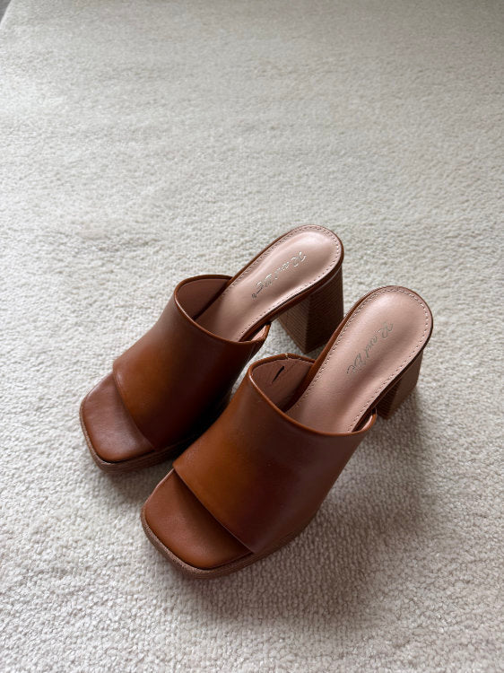 Mules à talons