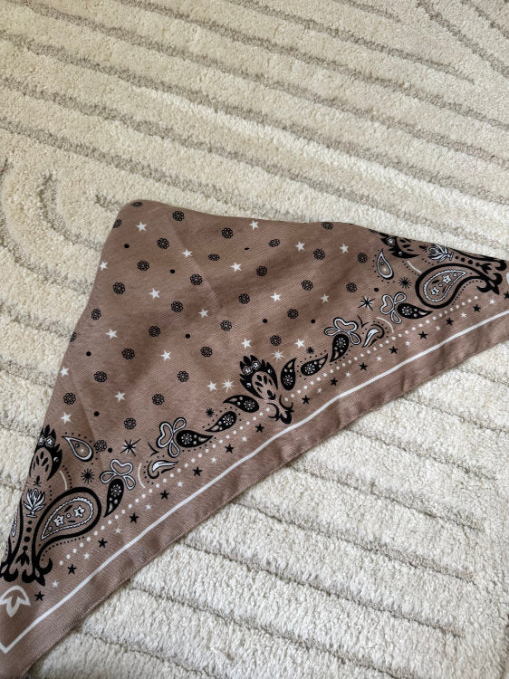 Foulard à motifs