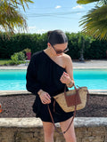 Cotton gauze romper