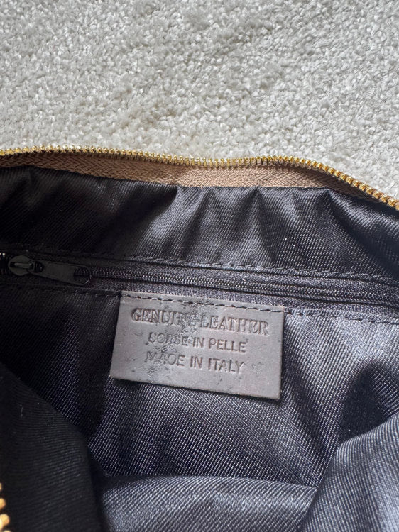 Sac à main en cuir à franges