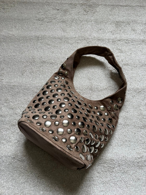 Eyelet handbag