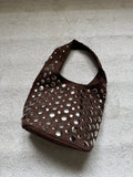 Sac à main à oeillets