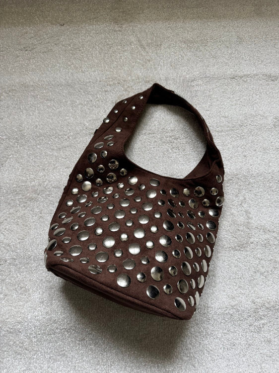 Eyelet handbag