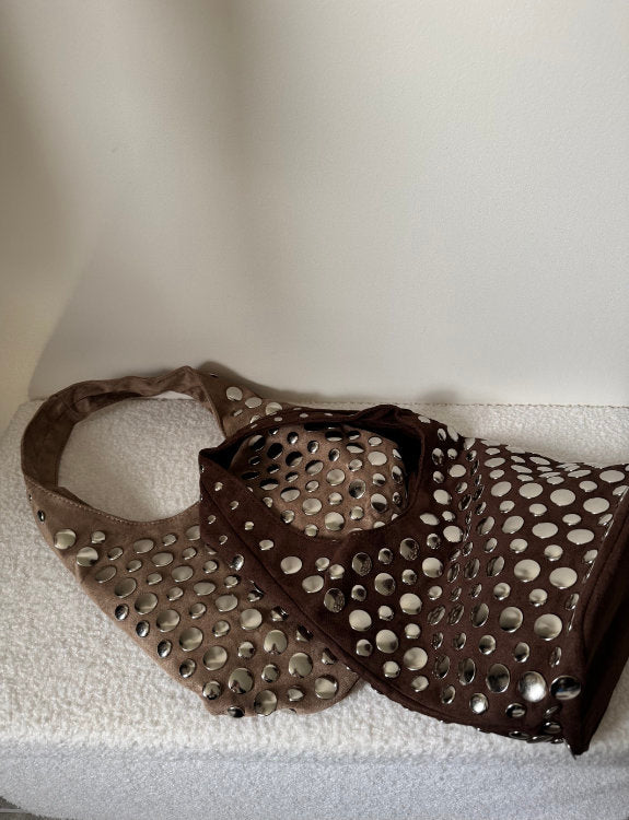 Sac à main à oeillets