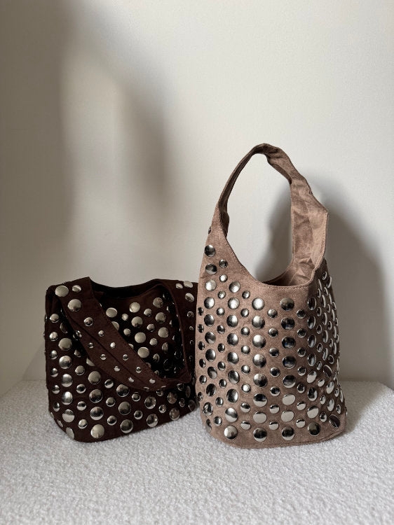 Eyelet handbag