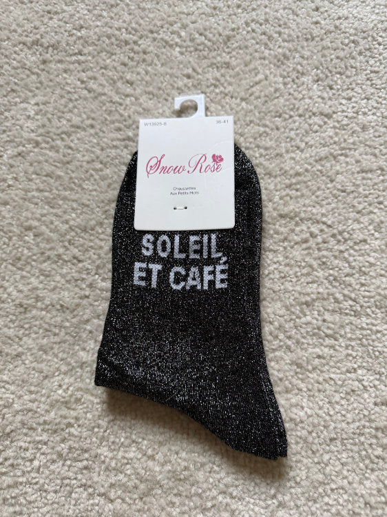 Sun and Coffee Socks