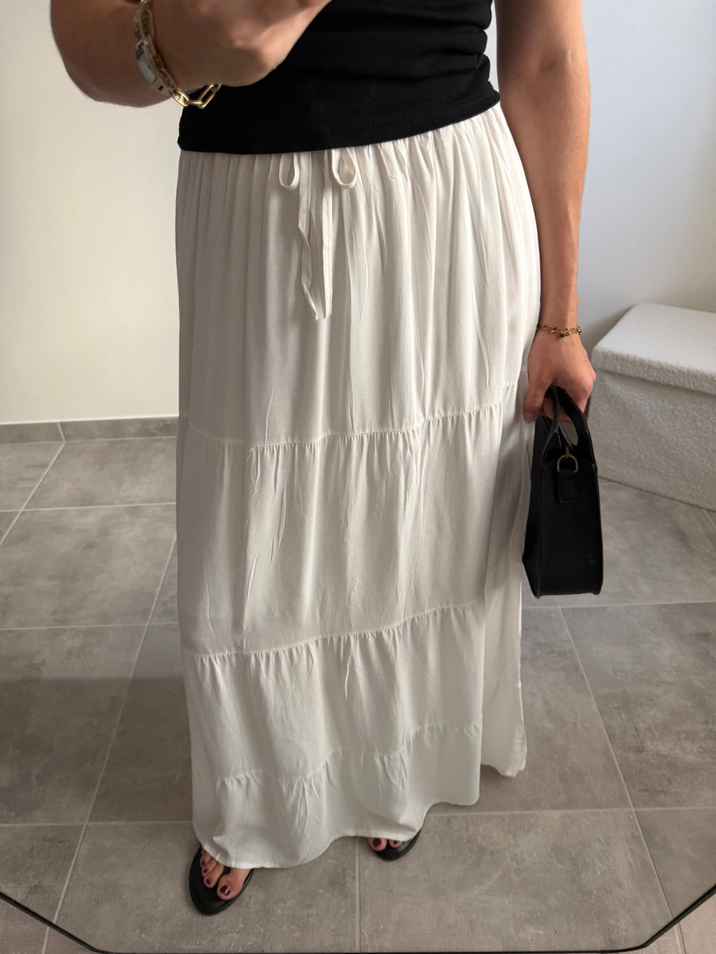 Jupe longue 100% coton