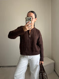 Gilet Sophie marron