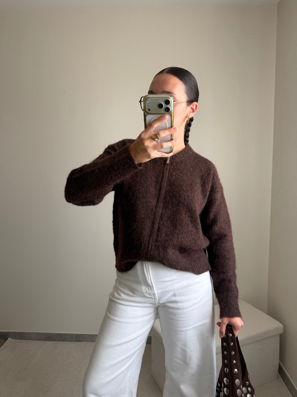 Gilet Sophie marron