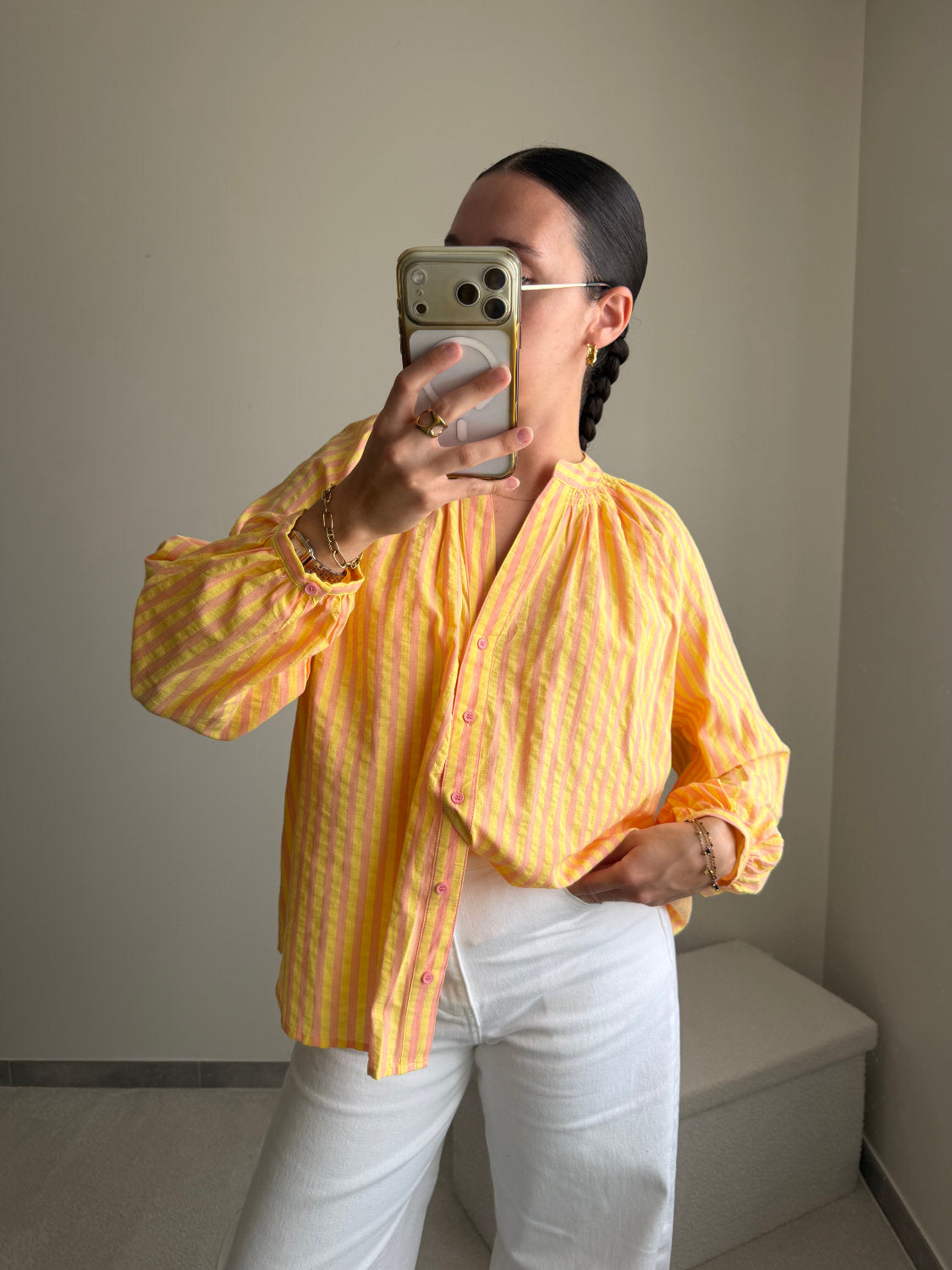 Blouse Rosa à rayures