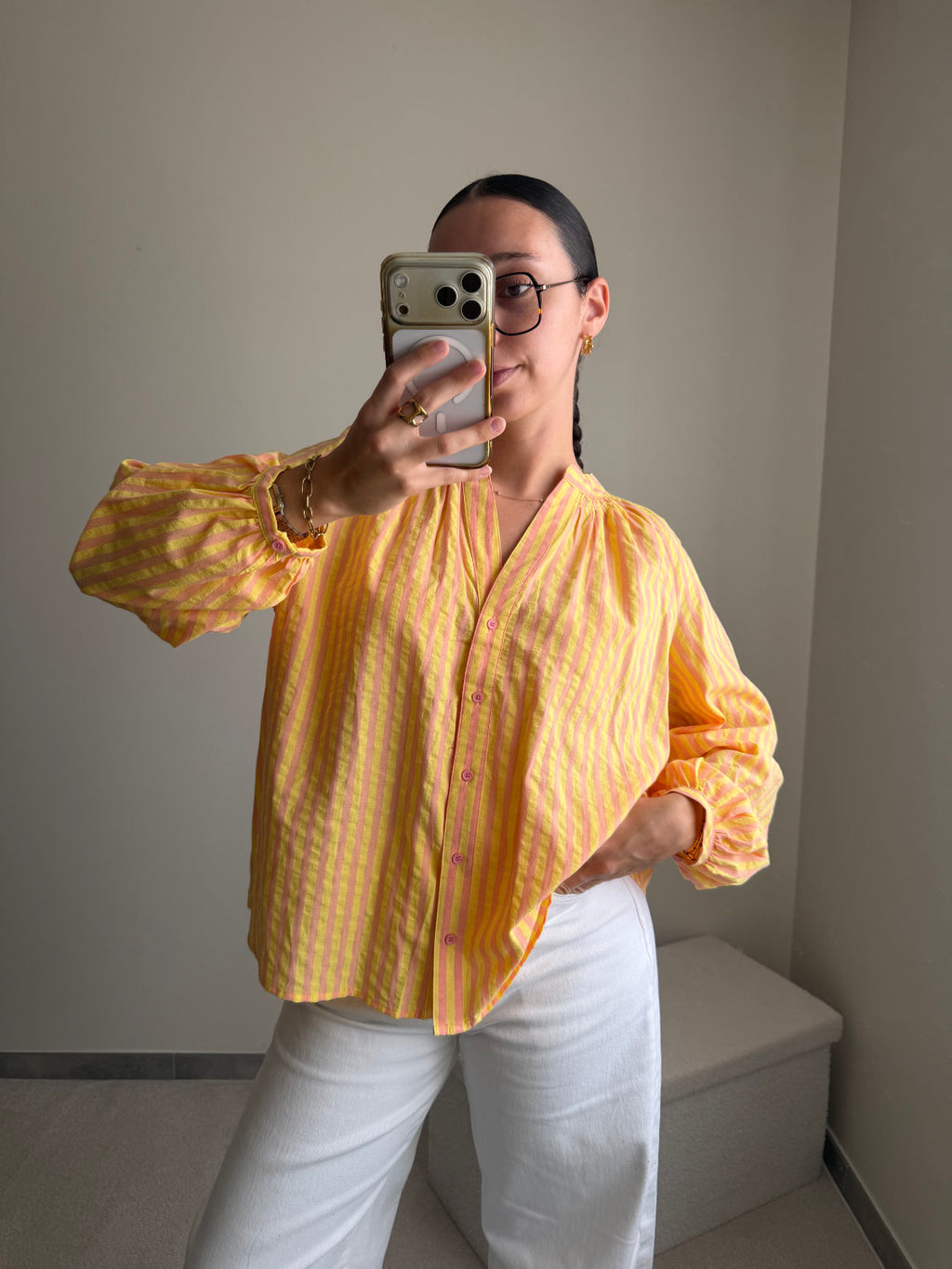 Blouse Rosa à rayures