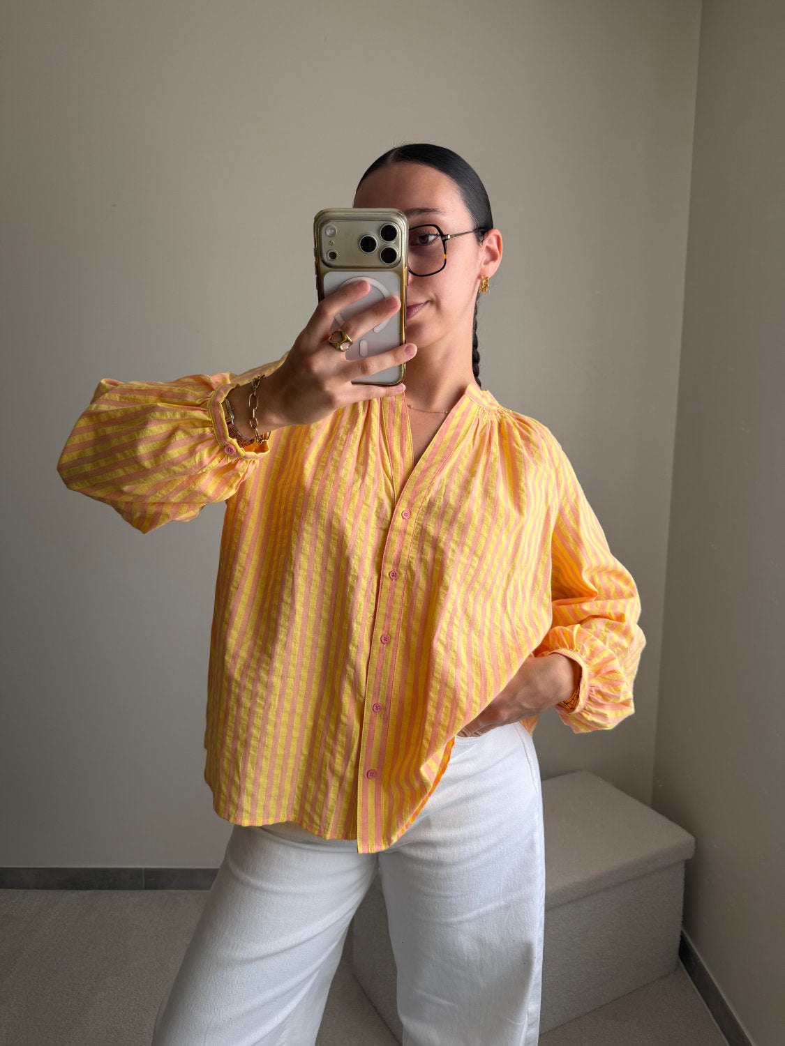 Blouse Rosa à rayures
