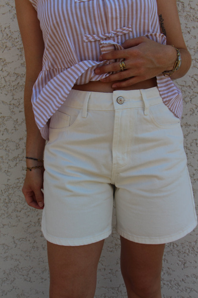 Short en jean 100% coton