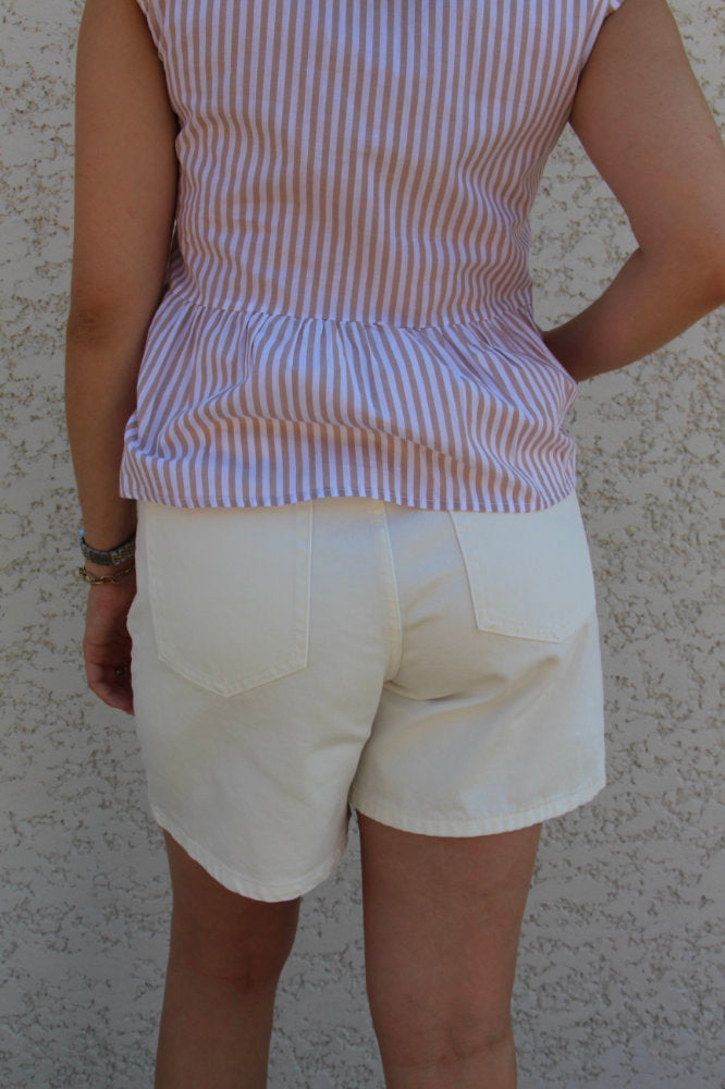 Short en jean 100% coton