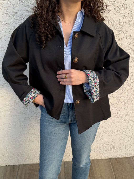 Trench court doublure liberty