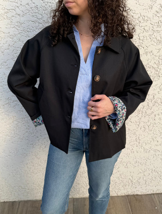 Trench court doublure liberty
