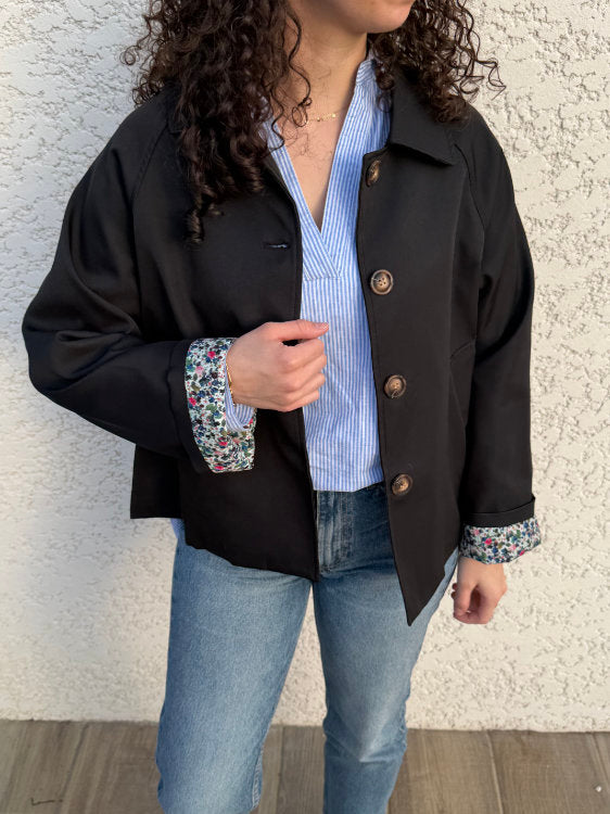 Trench court doublure liberty