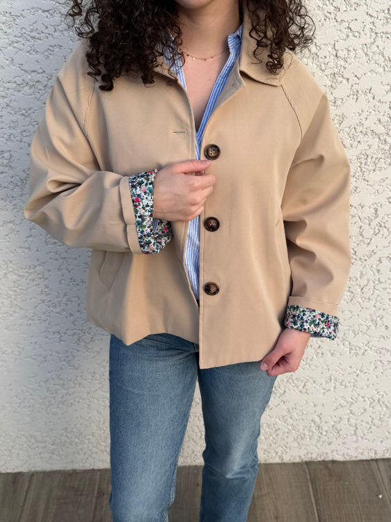 Trench court doublure liberty