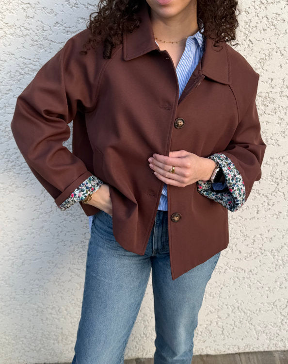 Trench court doublure liberty