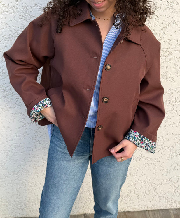 Trench court doublure liberty