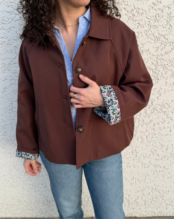 Trench court doublure liberty