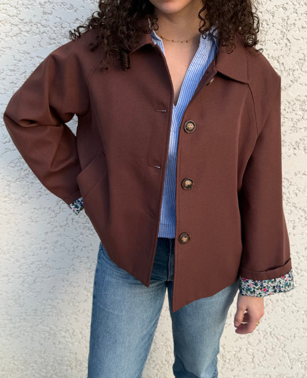 Trench court doublure liberty