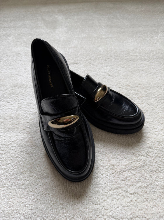 Mocassins avec boucle dorée