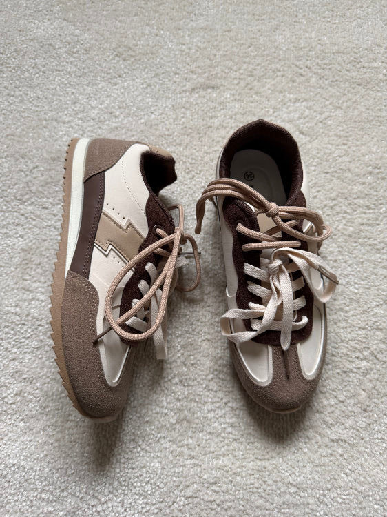 Double-lace sneakers