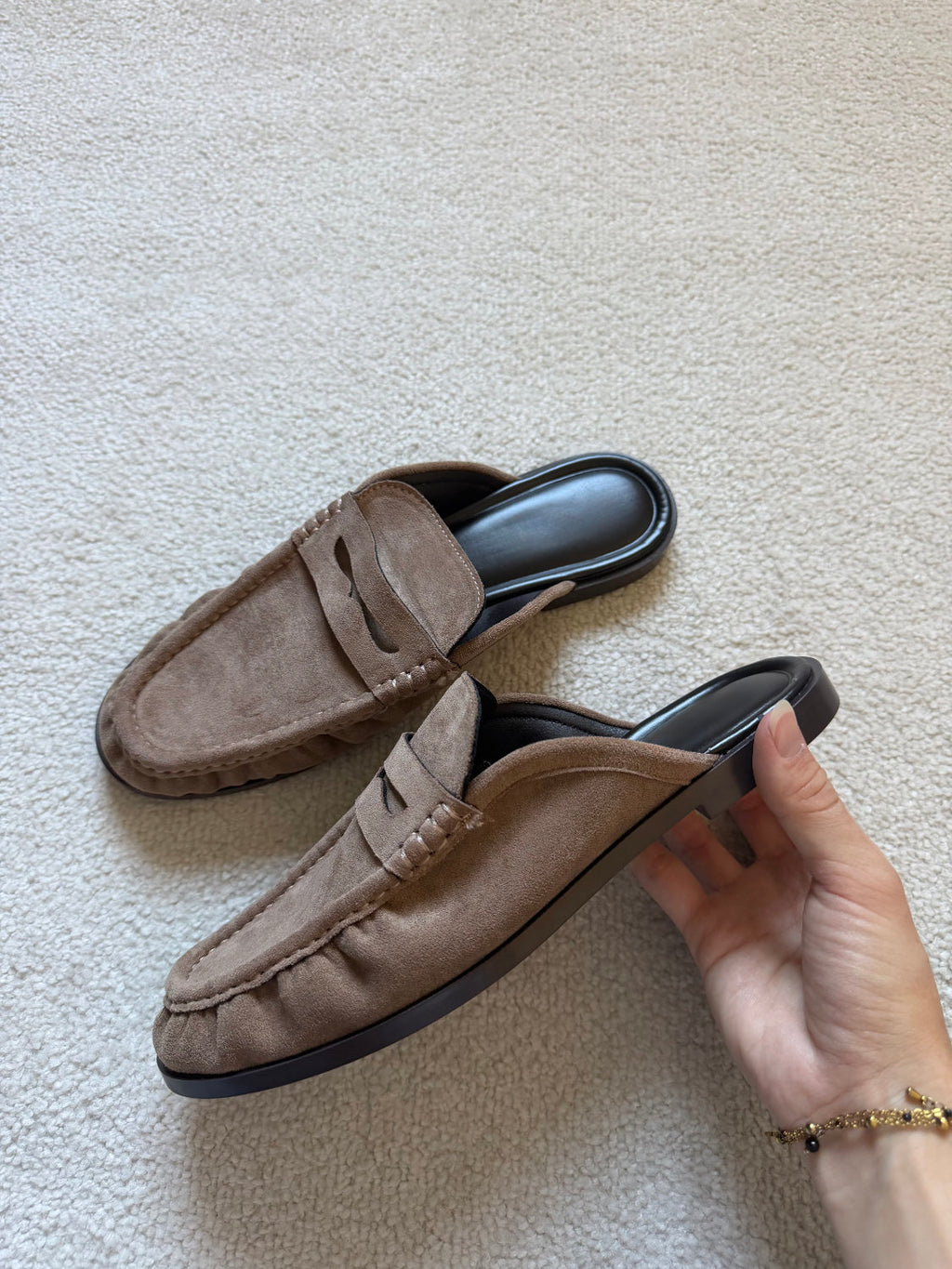 Mocassins Val - effet daim