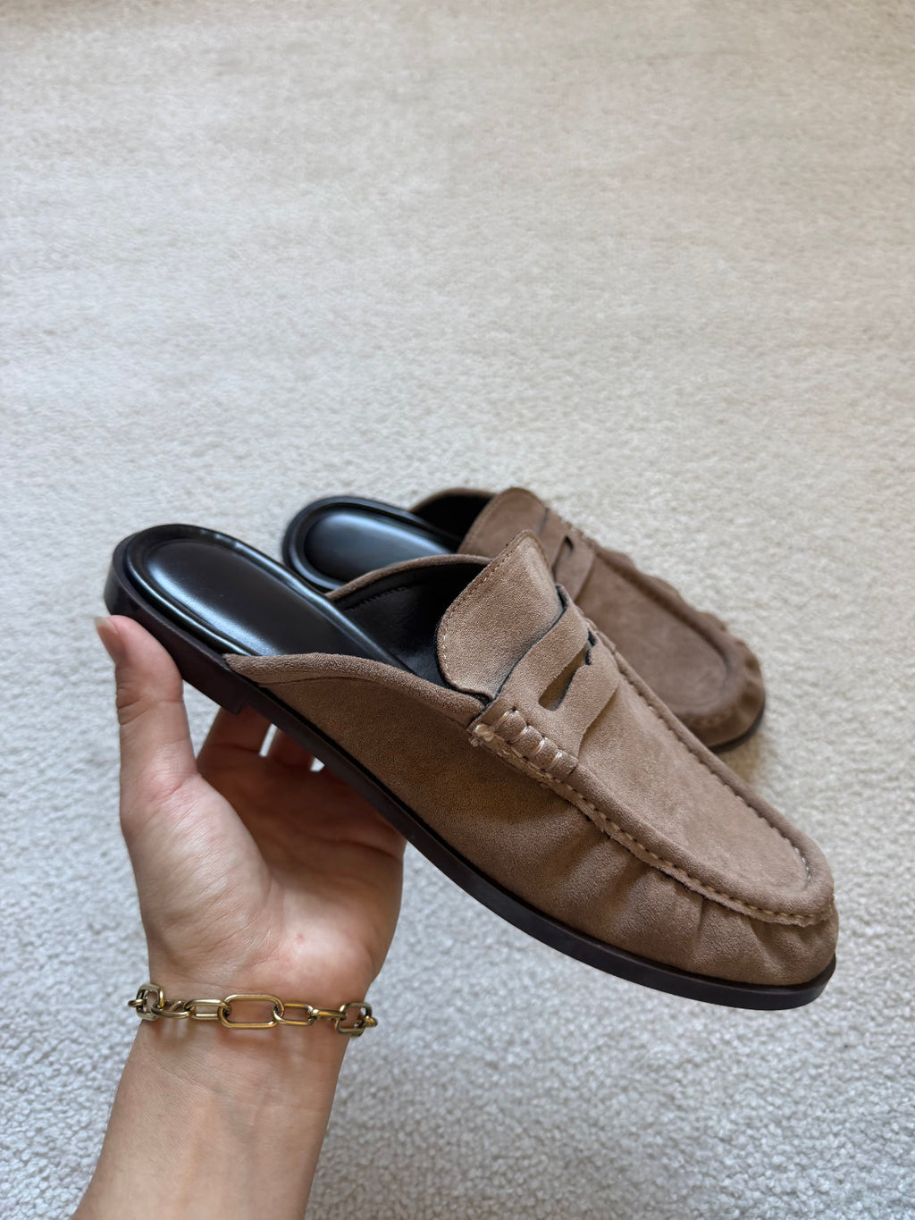 Mocassins Val - effet daim