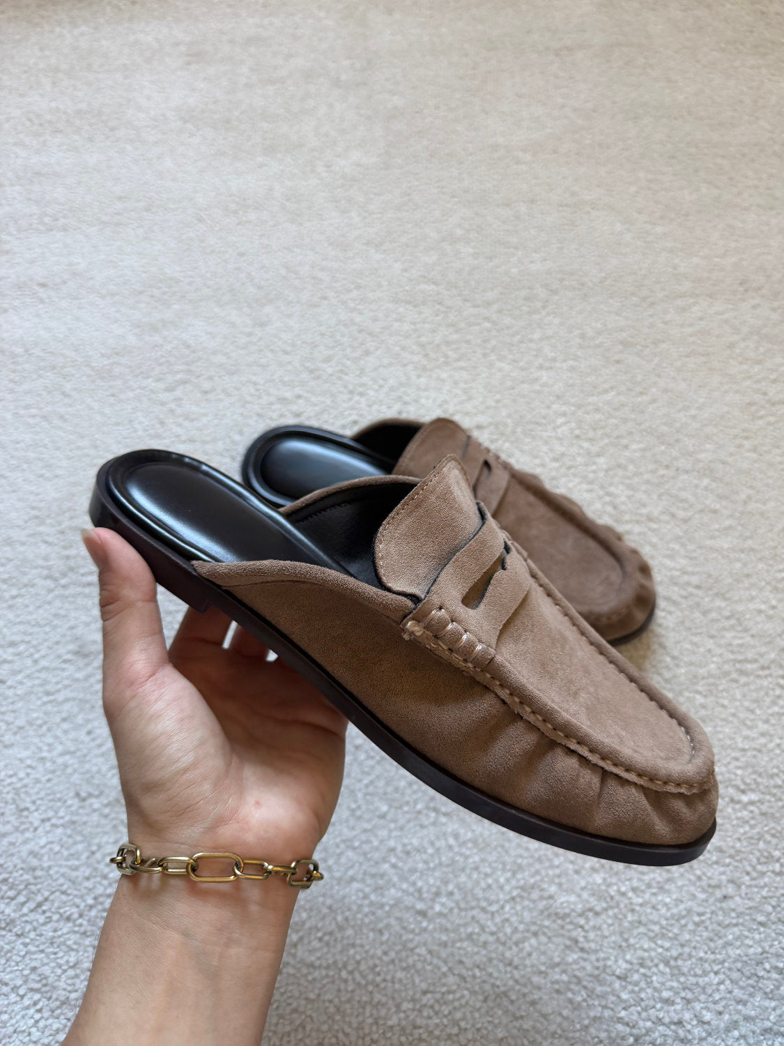 Mocassins Val - effet daim
