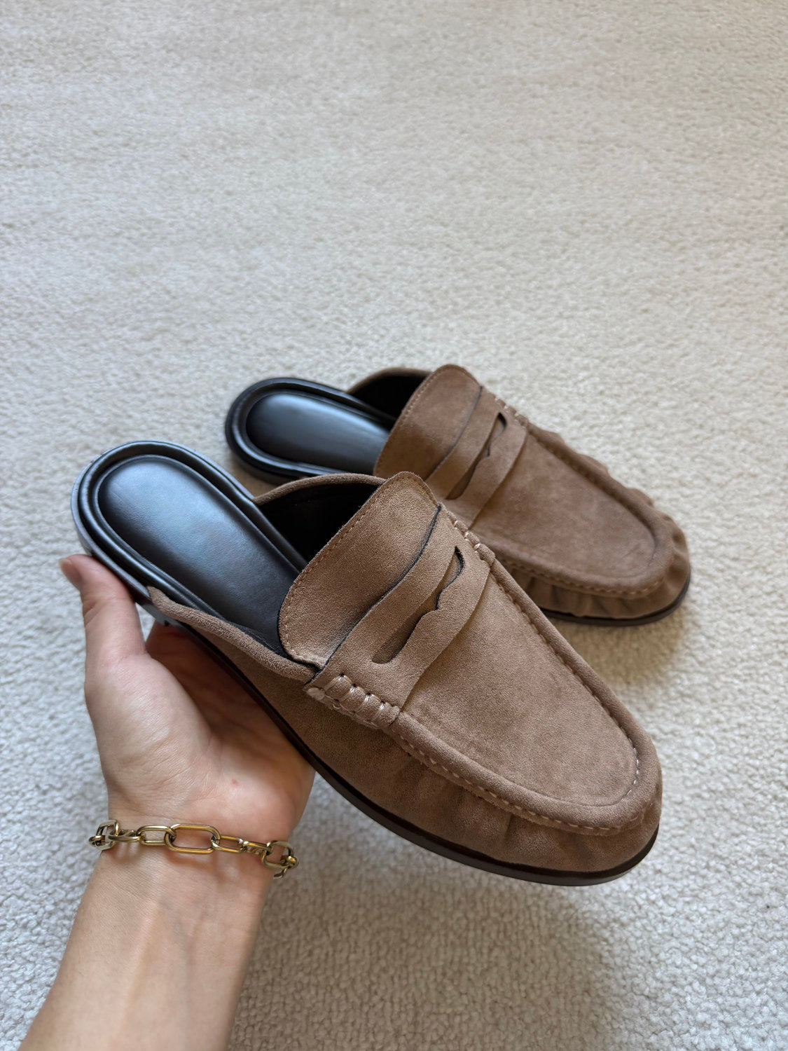 Mocassins Val - effet daim