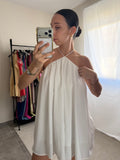 Robe courte dos croisé