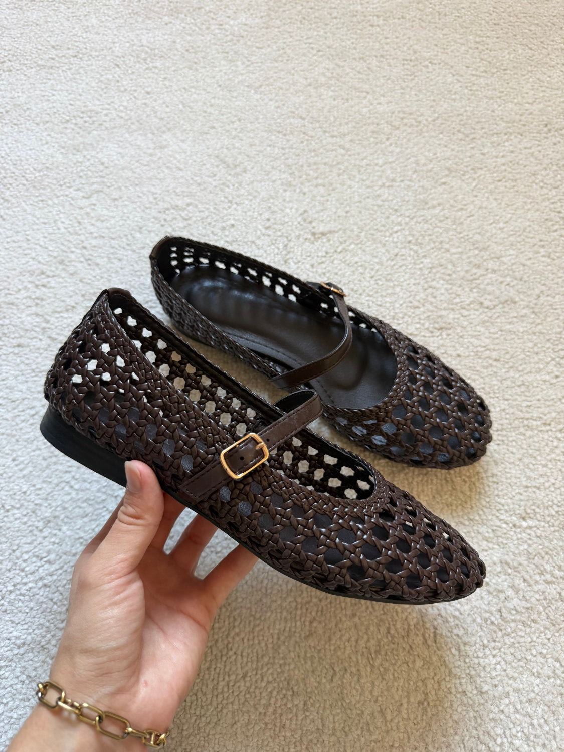 Ballerines marron Ella