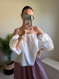 Blouse manches bouffantes