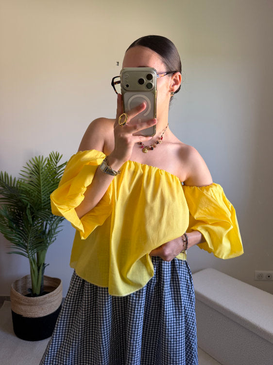 Blouse manches bouffantes