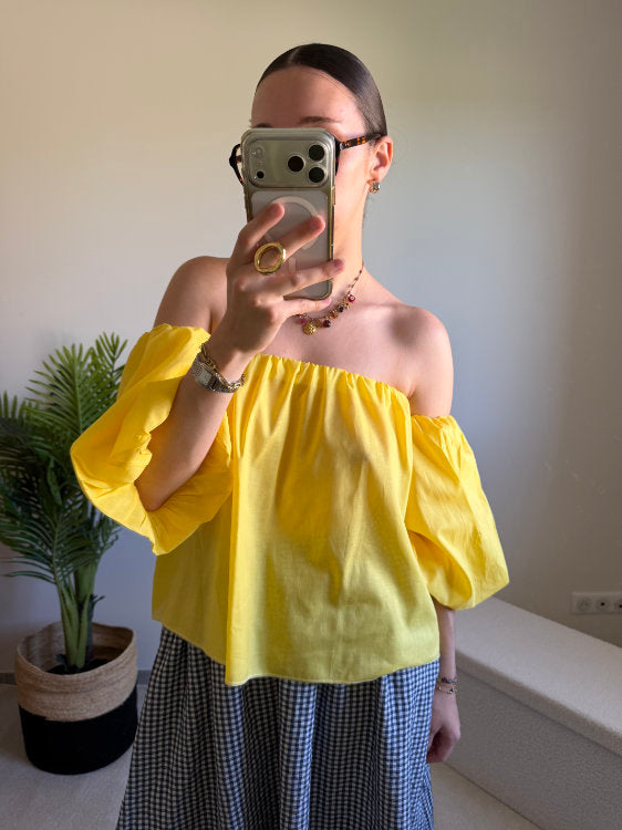Blouse manches bouffantes