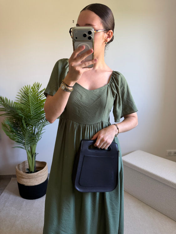 Robe longue nœud dans le dos
