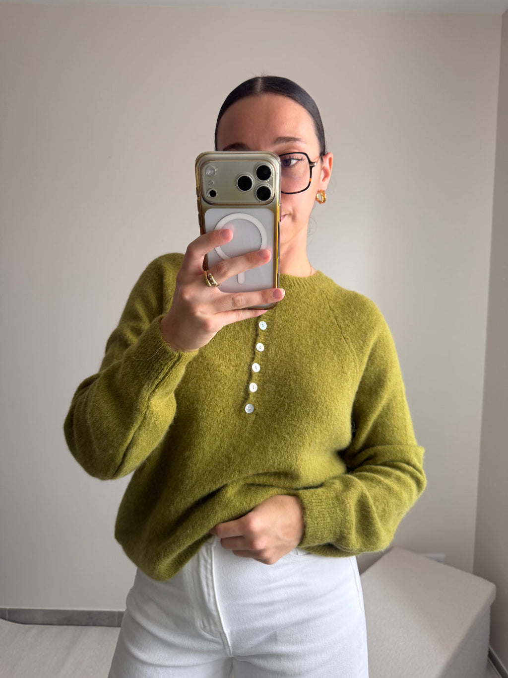 Pull boutonné Capucine