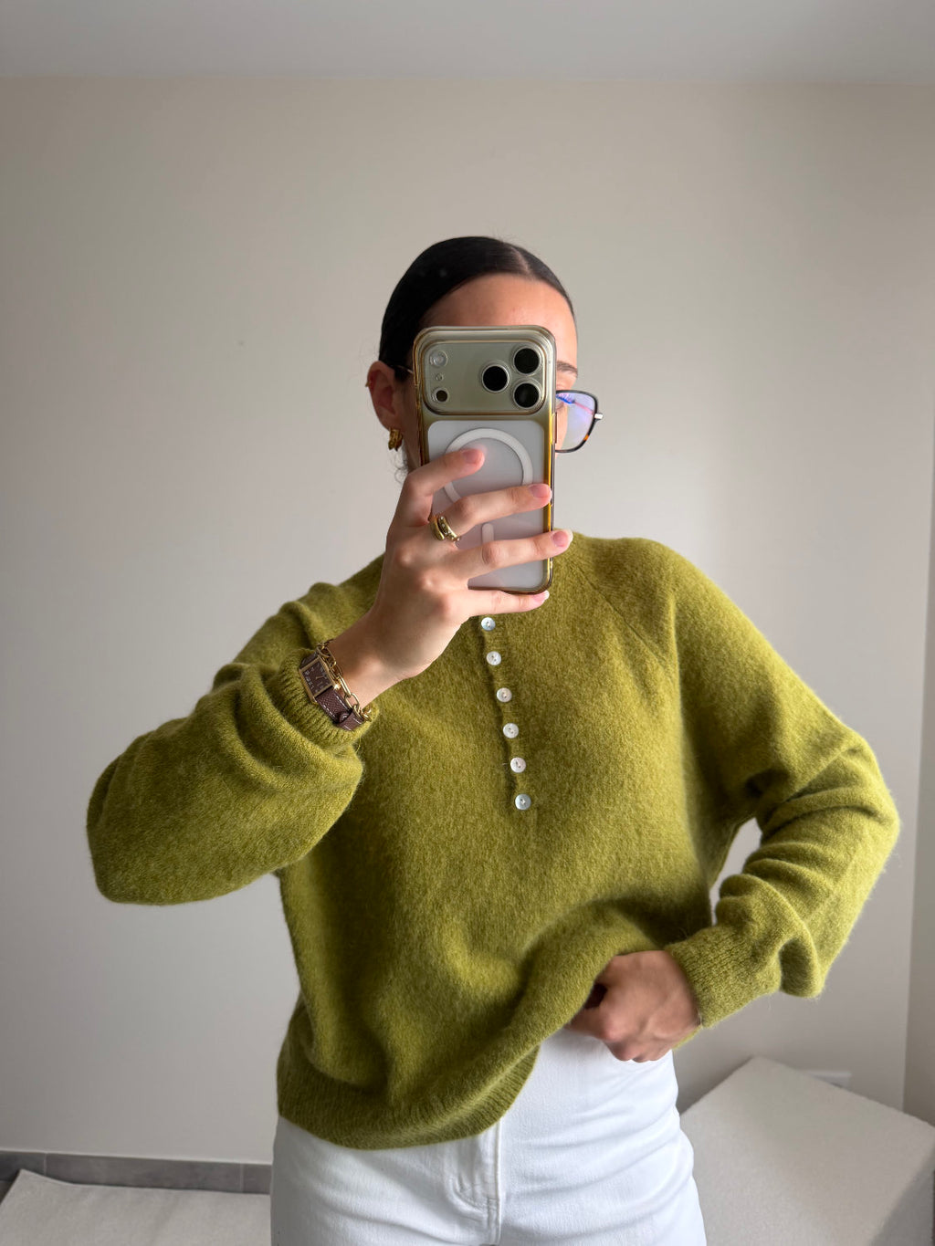 Pull boutonné Capucine