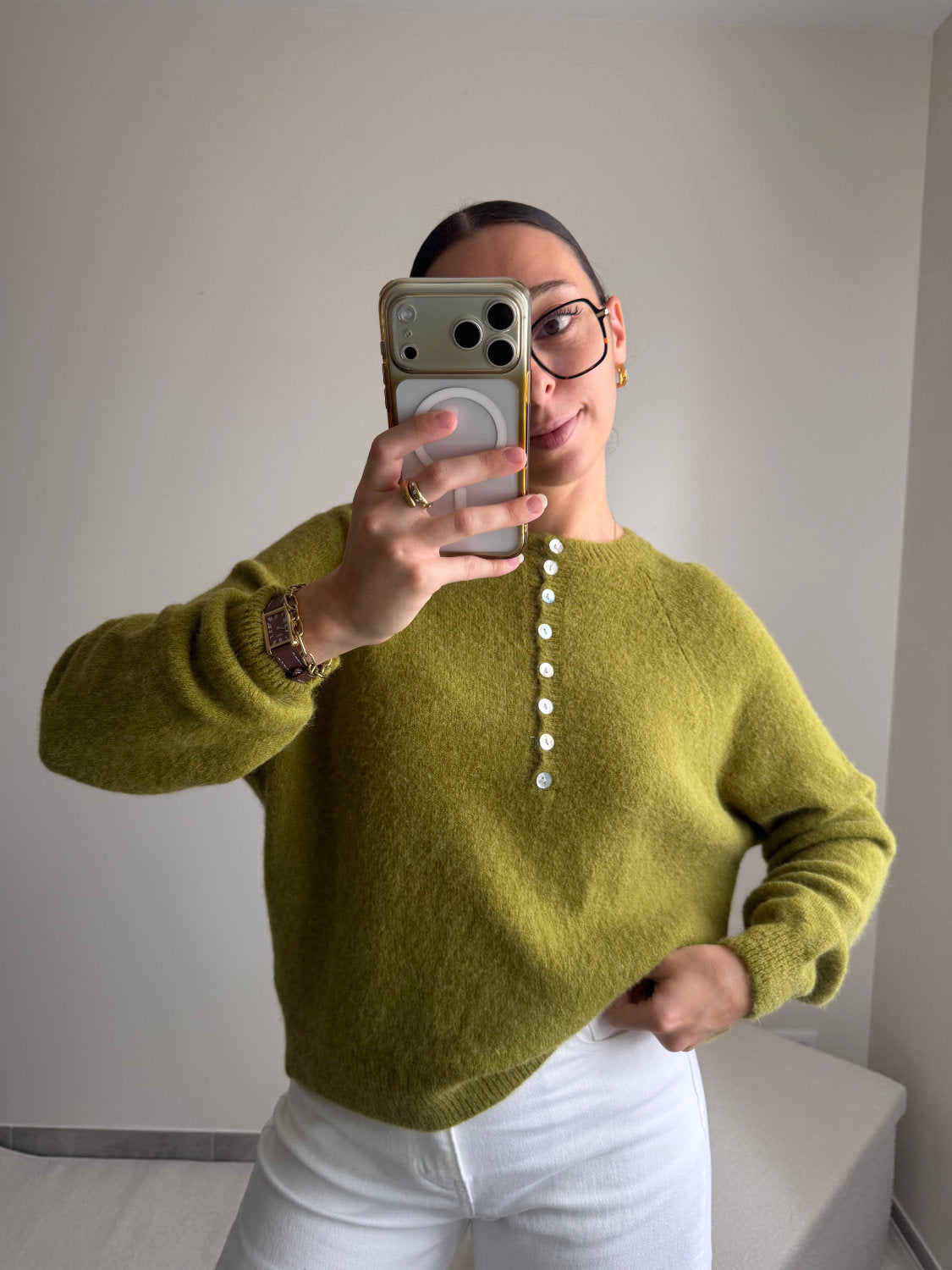 Pull boutonné Capucine