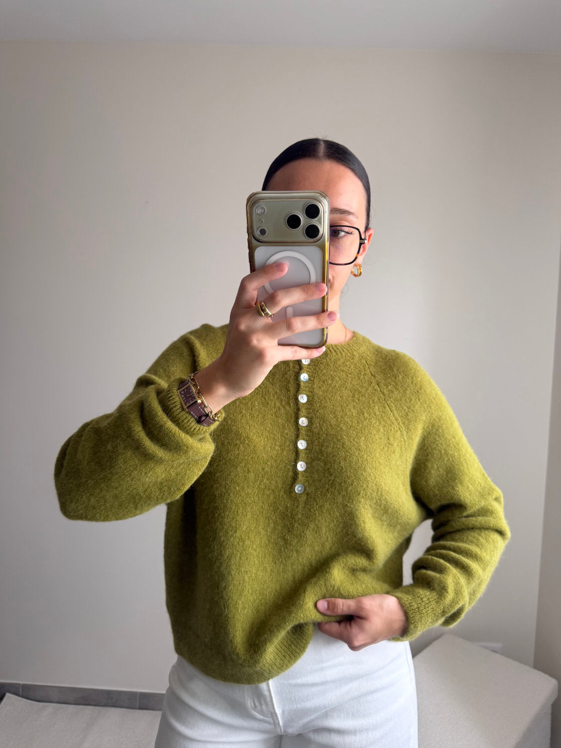 Pull boutonné Capucine