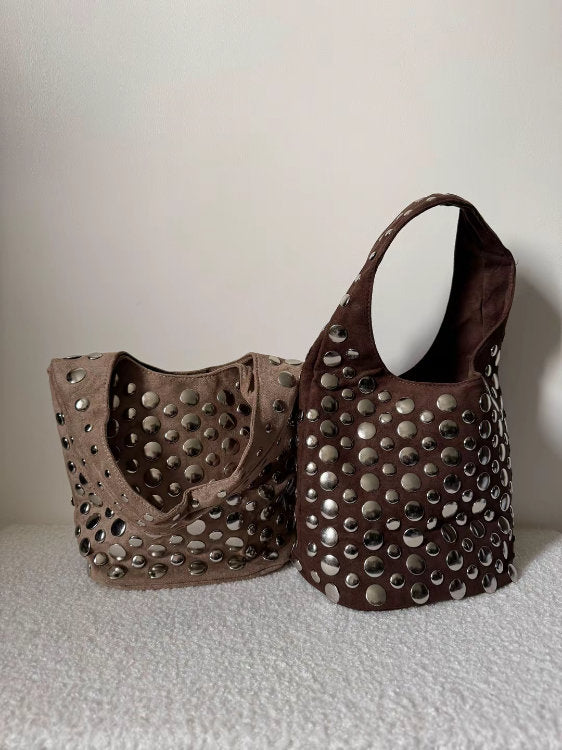 Sac à main à oeillets